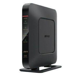 バッファロー WSR-1800AX4-BK(ブラック) Wi-Fi 6対応ルーター エントリーモデル