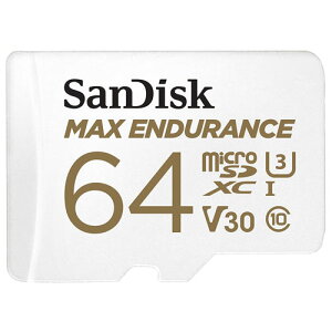 SanDisk TfBXN SDSQQVR-064G-JN3ID MAX ENDURANCE ϋv microSDJ[h 64GB SDSQQVR064GJN