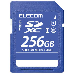 �G���R�� ELECOM MF-DSD256GU11R SDXC�������J�[�h UHS-I �Ή� 256GB CLASS10 MFDSD256GU11R