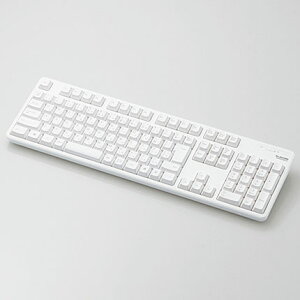 �G���R�� ELECOM TK-FDM106TWH �z���C�g �����L�[�{�[�h 109�L�[ ���{��z�� TKFDM106TWH