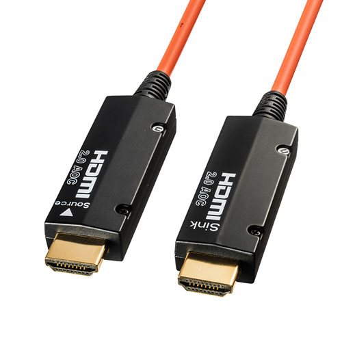 サンワサプライ KM-HD20-PFB50 HDMI2.0 楽天カード分割 50m 光ファイバケーブル 税込