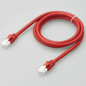 �G���R�� ELECOM LD-GPAT/RD1/RS ���b�h Cat6A LAN�P�[�u�� 1m LDGPATRD1RS