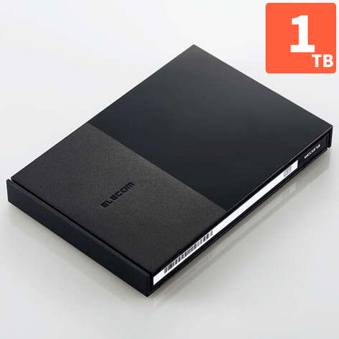 エレコム(ELECOM) ELP-GTV010UBK(ブラック) TV向け外付けハードディスク 1TB | イーベストPC・家電館