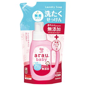 サラヤ アラウベビー 洗濯せっけん無香詰替720ml