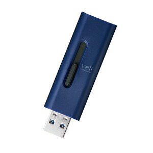 �G���R�� ELECOM MF-SLU3032GBU �u���[ �X���C�h��USB3.2 Gen1 ������ 32GB MFSLU3032GBU