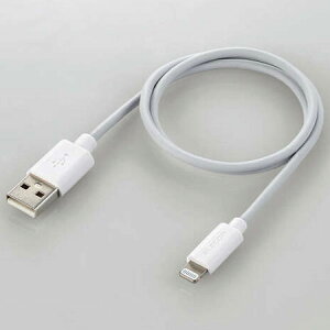 �G���R�� ELECOM MPA-UAL05WH �z���C�g �X�^���_�[�hLightning�P�[�u�� 0.5m MPAUAL05WH
