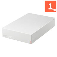 バッファロー BUFFALO HD-LE1U3-WB ホワイト 「みまもり合図 for AV」搭載 HDD 1TB HDLE1U3WB