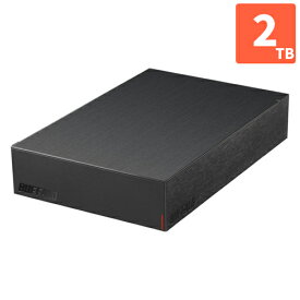 バッファロー BUFFALO HD-LE2U3-BB(ブラック) 「みまもり合図 for AV」搭載 HDD 2TB HDLE2U3BB