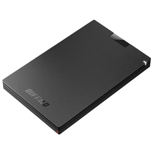 バッファロー(BUFFALO) SSD-PGC2.0U3-BC(ブラック) USB 3.2(Gen 1)対応 ポータブルSSD 2TB