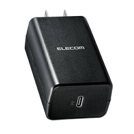 エレコム ELECOM ACDC-PD1645BK(ブラック) ACアダプター スマホ充電器 タイプCポート×1 ACDCPD1645BK