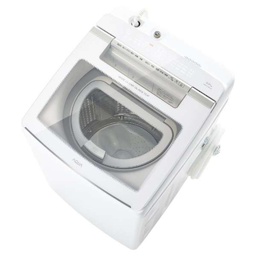 【標準設置料金込】【長期保証付】【送料無料】アクア AQUA AQW-TW9M-W(ホワイト) TWシリーズ 洗濯乾燥機 上開き 洗濯9kg/乾燥4.5kg AQWTW9MW[代引・リボ・分割・ボーナス払い不可] 洗濯乾燥機