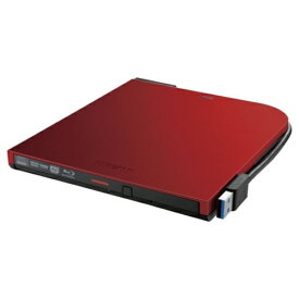 バッファロー BUFFALO BRXL-PTV6U3-RDB レッド USB3.2 Gen1 対応 ポータブルBD 書込ソフト添付 BRXLPTV6U3RDB