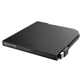 バッファロー BUFFALO DVSM-PTV8U3-BKB ブラック USB3.2 Gen1 対応 ポータブルDVD 書込ソフト添付 DVSMPTV8U3BKB