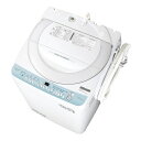 【設置＋リサイクル】シャープ(SHARP) ES-T714-W(ホワイト) 全自動洗濯機 上開き 洗濯7kg