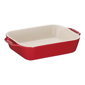 ストウブ staub セラミック レクタンギュラーディッシュ14x11cm S box チェリー 40508582