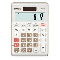 CASIO カシオ MP-12R-BE ベージュ 余り計算電卓 12桁 MP12RBEN