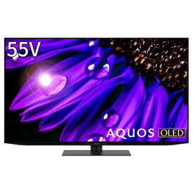 【設置＋リサイクル】シャープ(SHARP) 4T-C55EQ1 AQUOS 4K有機ELテレビ 55V型