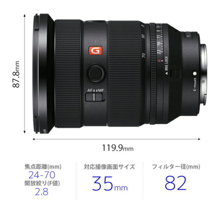 楽天市場】SONY(ソニー) FE 24-70mm F2.8 GM II SEL2470GM2 Eマウント  