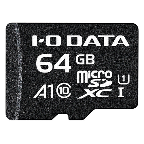 IODATA アイ・オー・データ BMS-64GUA1 A1/UHS-I UHS スピードクラス1対応 microSDメモリーカード 64GB BMS64GUA1