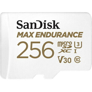 yΏۃVbv 撅tbVN[|zSanDisk TfBXN SDSQQVR-256G-JN3ID MAX ENDURANCE ϋv microSDJ[h 256GB SDSQQVR256GJN