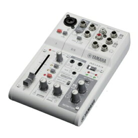 ヤマハ YAMAHA AG03MK2W(ホワイト) USB接続 Live Streaming Mixer AG03MK2W