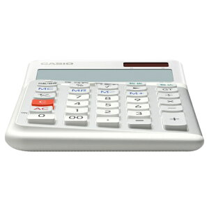 CASIO カシオ JE-12D-WE-N ホワイト 人間工学電卓 右手使用向け 12桁 JE12DWEN