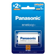 パナソニック Panasonic BK-2MCD/1 エネループ スタンダードモデル ニッケル水素電池 単2形 充電式 1本 B…