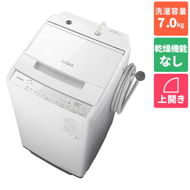 【設置】日立(HITACHI) BW-V70J-W(ホワイト) 全自動洗濯機 洗濯7kg