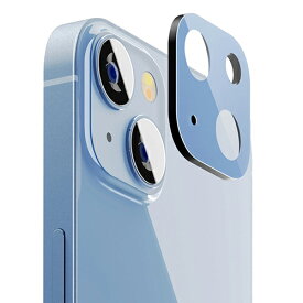 PGA PG-22RCLG23BL(ブルー) iPhone 14/14 Plus用 カメラフルプロテクター PG22RCLG23BL