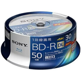 ソニー SONY 30BNR2VJPP6 録画用 BD-R DL 2層 50GB 1回録画 プリンタブル 6倍速 30枚 スピンドル 30BNR2VJPP6
