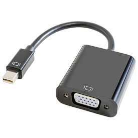 IODATA アイ・オー・データ GP-MDPV15H/K(ブラック) Mini DisplayPort→VGA変換アダプター GPMDPV15HK