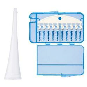 パナソニック Panasonic ドルツ 替ブラシ やわらか歯間ブラシ カートリッジ10本、ブラシネック1本入 EW0945-W ホワイト EW0945W