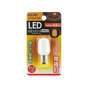 �G���p(ELPA) LDT1YR-G-E12-G1001 �I�����W LED��铔�p�i�c���� �G���p�{�[��mini