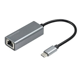 GREEN HOUSE グリーンハウス GH-ULACB-GY(グレー) USB Type-C LANアダプタ GHULACBGY