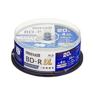 マクセル maxell BRV50WPG.20SP 録画用 BD-R ブルーレイディスク DL 2層 50GB 1回録画 プリンタブル 4倍…