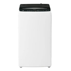 【設置】ハイアール(Haier) JW-U55B-K(ブラック) 全自動洗濯機 上開き 洗濯5.5kg