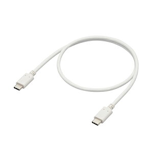 GR(ELECOM) MPA-CC5P05WH(zCg) USB Type C P[u 0.5m PD 100W XP[u