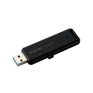 GR ELECOM ESD-EMB2000G-BK ubN SSD Ot 2TB USB3.2 Gen2 Ǐoő1000MB/b XCh  ESDEMB2000GBK