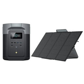 EcoFlow DELTA 2 Max 2048Wh + SOLAR400W-JP 400Wソーラーパネルセット