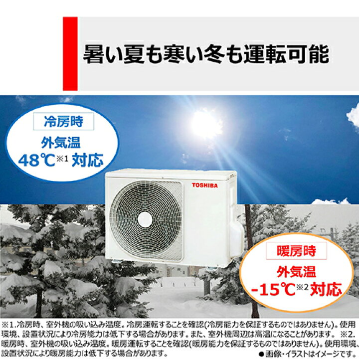 楽天市場】【標準工事費込】東芝 TOSHIBA エアコン 6畳 2.2kw RAS 