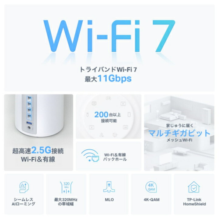 楽天市場】TP-Link ティーピーリンク Deco BE65 2P BE11000 メッシュWi 