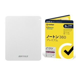 HD-PGF4.0U3-GWHA 4TB + ノートン 360 プレミアム/ アンチトラック 同時購入 3年5台版 ヤマダエディションセット