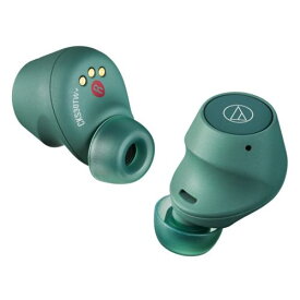 オーディオテクニカ audio-technica ATH-CKS30TW+/GR エバーグリーン Bluetooth 完全ワイヤレスイヤホン SOLID BASS ATHCKS30TWGR