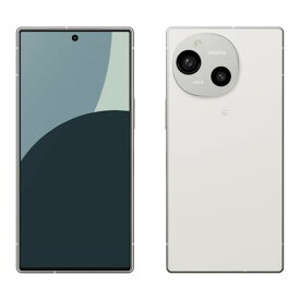 シャープ SHARP AQUOS R9 SH-M28 WH ホワイト 6.5型 12GB/256GB SIMフリー SHM28WH