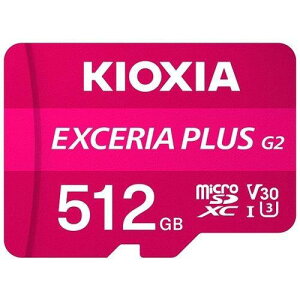 LINVA KIOXIA KMUH-B512G EXCERIA PLUS G2 microSDXCJ[h 512GB CLASS10 UHS-I KMUHB512G
