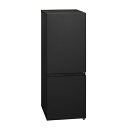 【設置＋リサイクル】パナソニック(Panasonic) NR-B18C2-K(マットブラック) パーソナル冷蔵庫 180L 右開き 幅497mm
