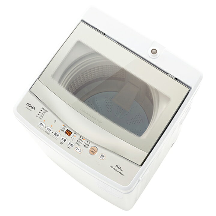 楽天市場】【設置＋長期保証】アクア(AQUA) AQW-S6R-W(ホワイト  