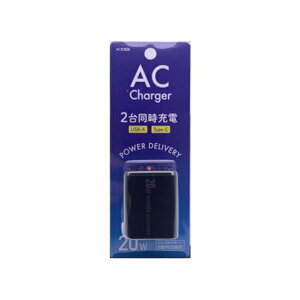 �I�Y�} ACUC-20ADBK �u���b�N Power Delivery�Ή�AC-USB�[�d�� 20W ACUC20ADBK