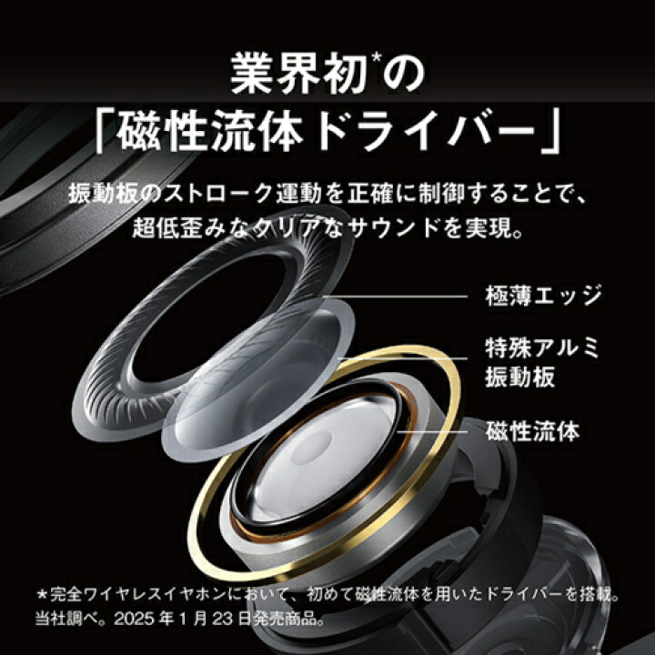 楽天市場】Technics(テクニクス) EAH-AZ100-K(ブラック) 完全 