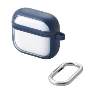 GR(ELECOM) AVA-AP06TSLFCNV lCr[ AirPods 4 P[X ϏՌ Jo[ CX/MagSafe[dΉ Ռz h~ TOUGH SLIM LITE